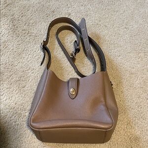 Coach Hadley Leather Shoulder Bag with Adjustable cross body Strap